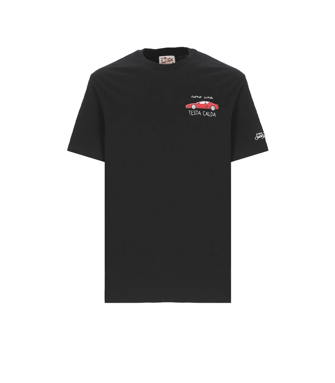 Mc2 Saint Barth - T-Shirt - T-SHIRT PORTOFINO DI COTONE RICAMO TESTA CALDA