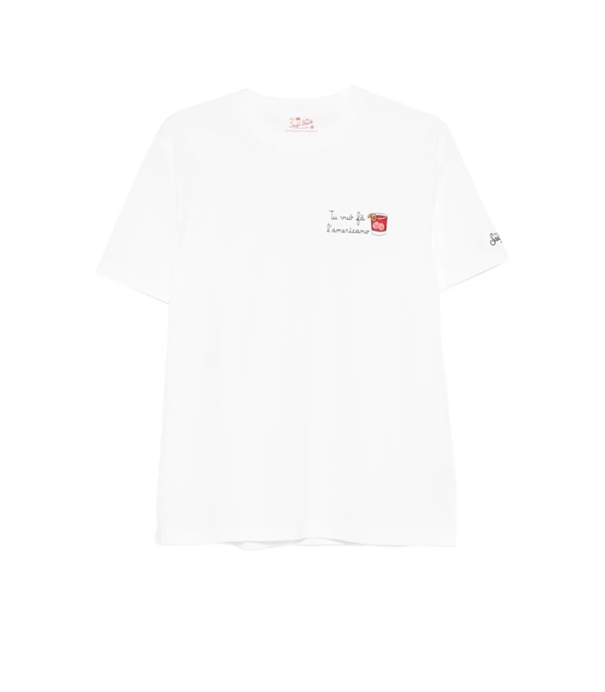 Mc2 Saint Barth - T-Shirt - T-SHIRT PORTOFINO CLASSIC FIT JERSEY COTONE CON TU VUO FA AMERICANO