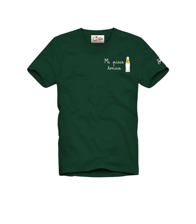 Mc2 Saint Barth - T-Shirt - T-SHIRT PORTOFINO BIANCO CON RICAMO MI PIACE TONICA