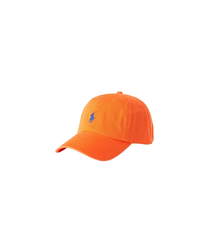 POLO RALPH LAUREN - Cappelli - CAPPELLINO IN CHINO DI COTONE SAILING ORANGE