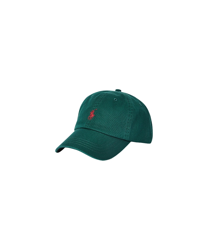 POLO RALPH LAUREN - Cappelli - CAPPELLINO IN CHINO DI COTONE VERDE COLLEGE
