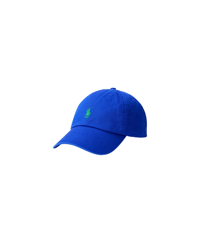 POLO RALPH LAUREN - Cappelli - CAPPELLINO IN CHINO DI COTONE BLU ROYAL