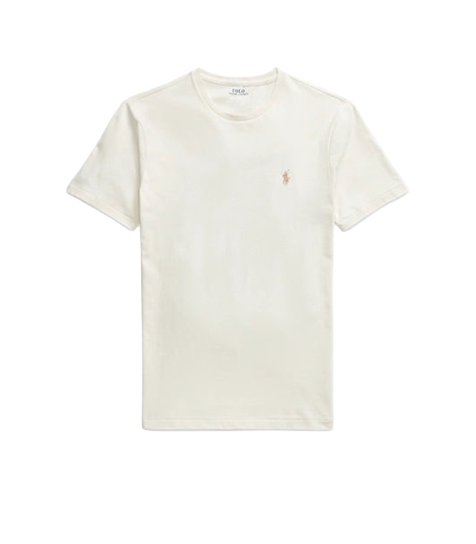 POLO RALPH LAUREN - T-Shirt - CUSTOM SLIM-FIT JERSEY T-SHIRT IN PARCHMENT CREAM