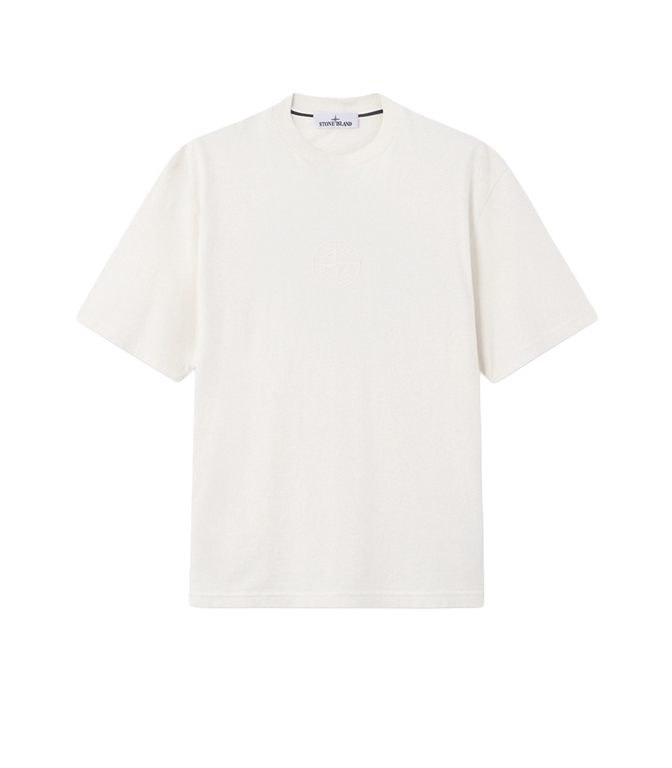 Stone Island - T-Shirt - ORGANIC COTTON JERSEY AVORIO