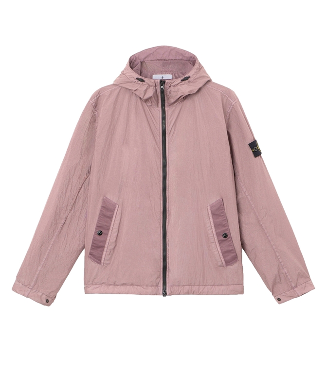 Stone Island - Giubbotti - CRINKLE REPS NY GRIGIO VIOLA