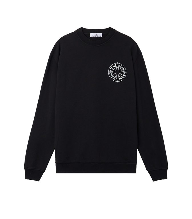 Stone Island - Felpe - COTTON FLEECE NERO