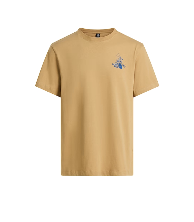 The North Face - T-Shirt - MOUNTAIN CELEBRATION REGULAR T-SHIRT WITH UNISEX KHAKI STONE GRAPHICS
