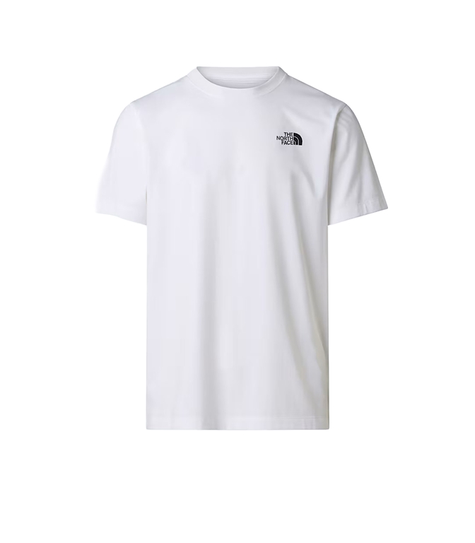 The North Face - T-Shirt - T-SHIRT MONTE REGULAR CON GRAFICA TNF WHITE